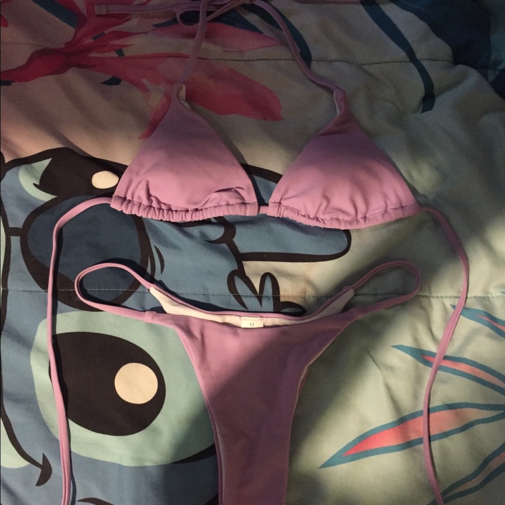 Blush mark bikini